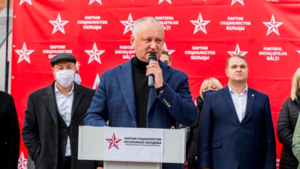 Dodon, la Bălți: „Noi vom da jos molima galbenă”